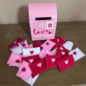 Valentine’s mail box with love letters